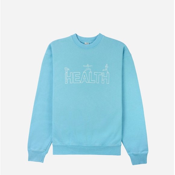Health Sporty & Rich Health Crewneck Sweet Blue - Picture 8 of 10